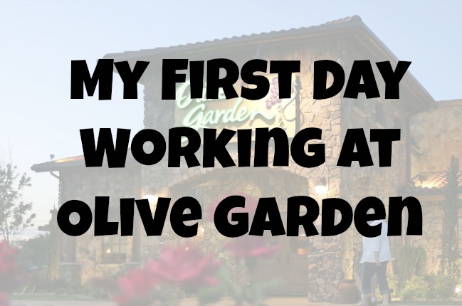 Now I Know What It S Like To Work At Olive Garden